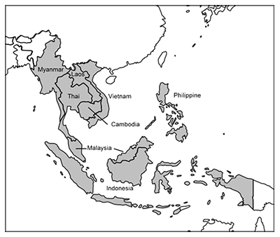 東南アジア地図