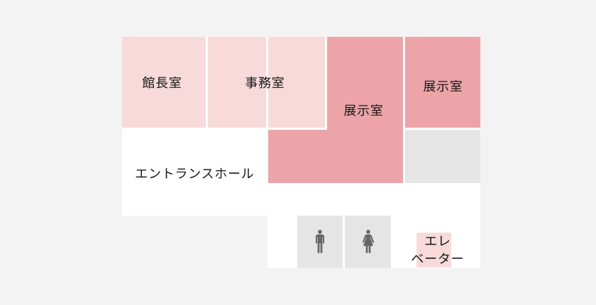 図:新館1階フロアマップ